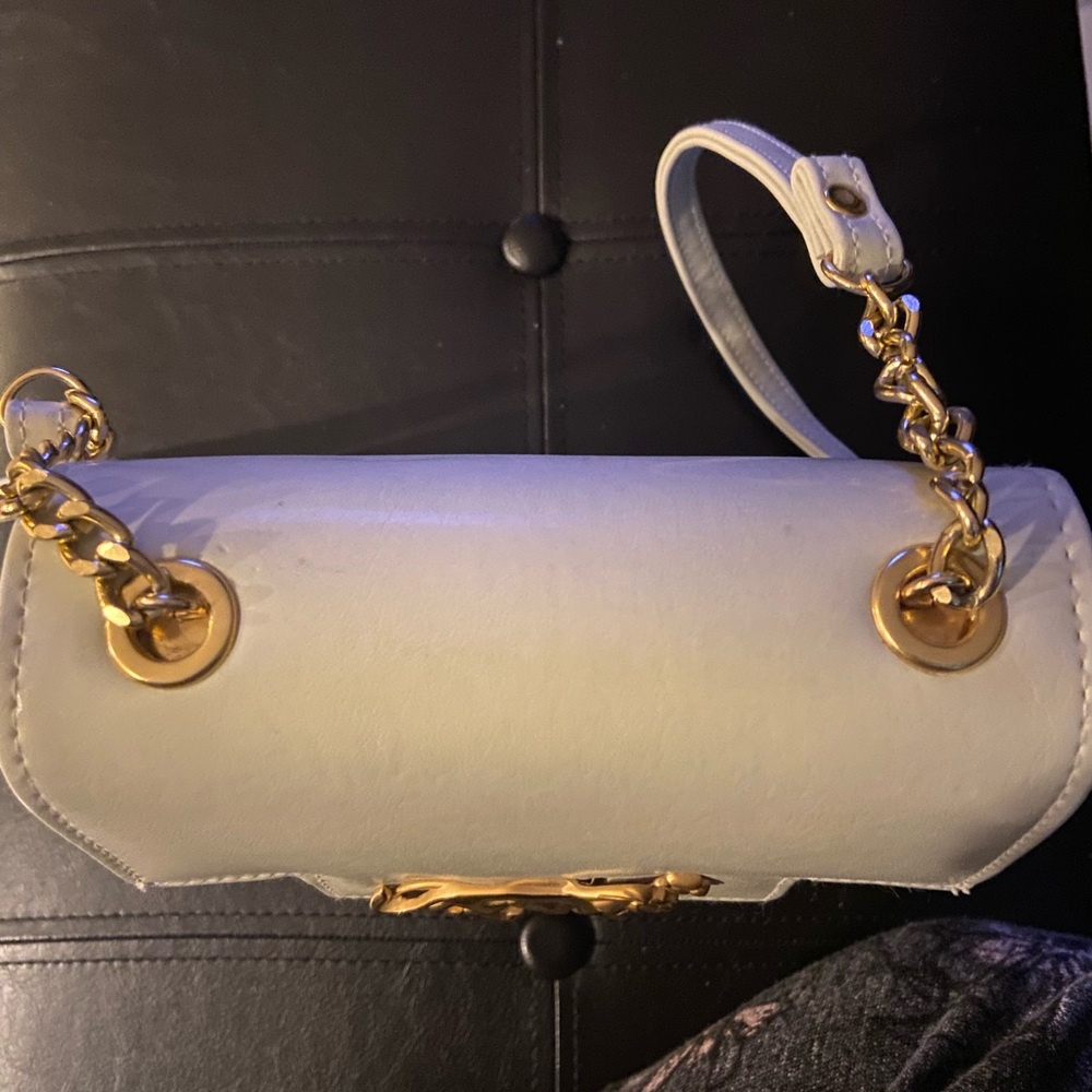 Vintage Crossbody Gold Lion Ivory Handbag - Picture 4 of 7